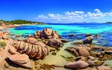 Wunderschönes Küstenpanorama an der Costa Smeralda