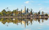 Hala Sultan Tekke Moschee am Salzsee von Larnaka