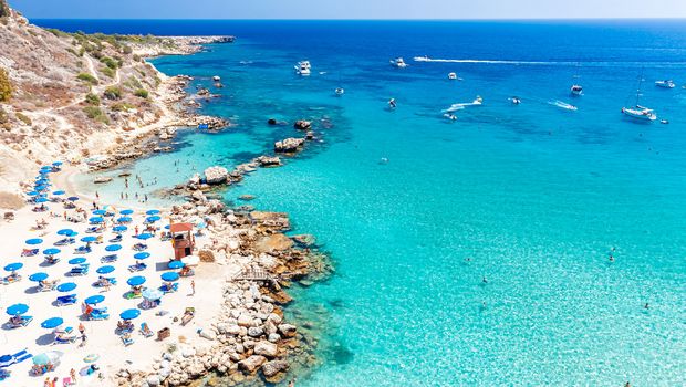 Strand von Konnos Bay bei Protaras, Ayia Napa