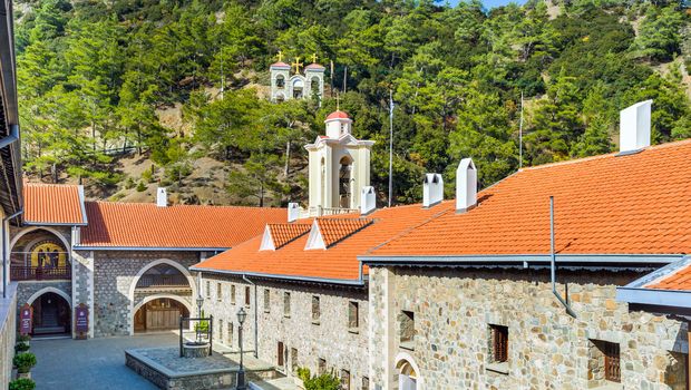 Kloster Kykkos im Troodos-Gebirge auf Zypern